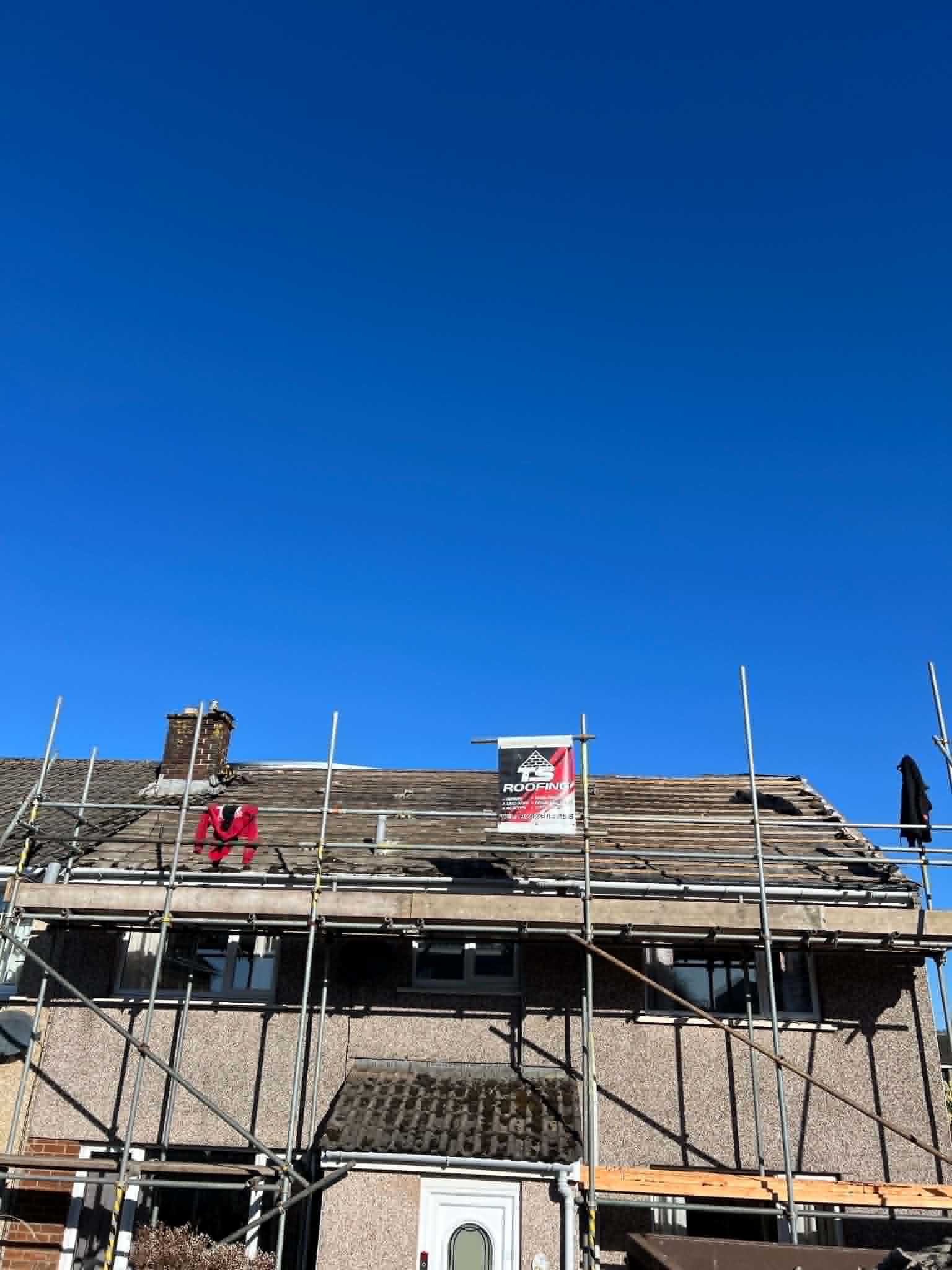 Roofing work