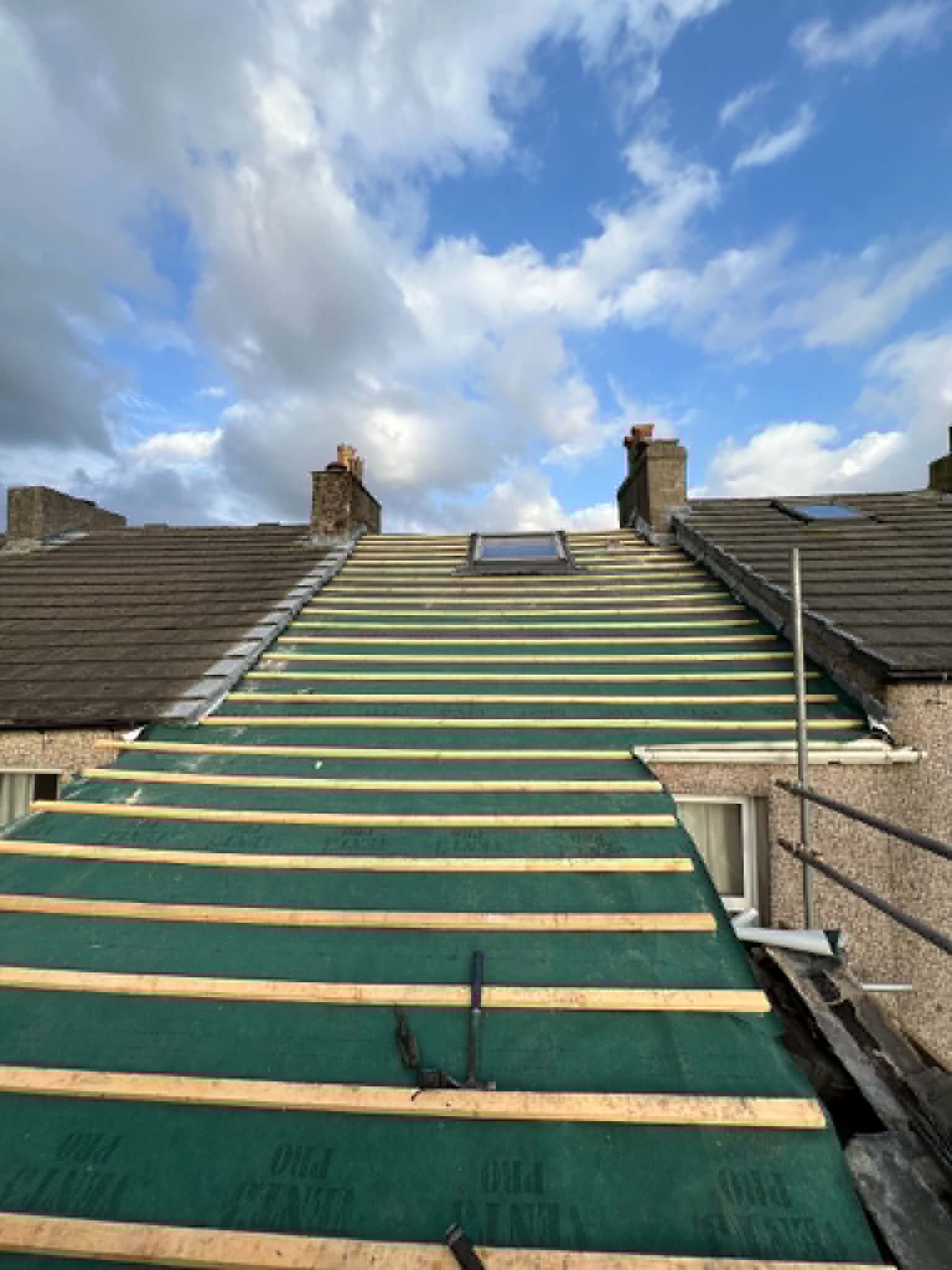 Roofing work