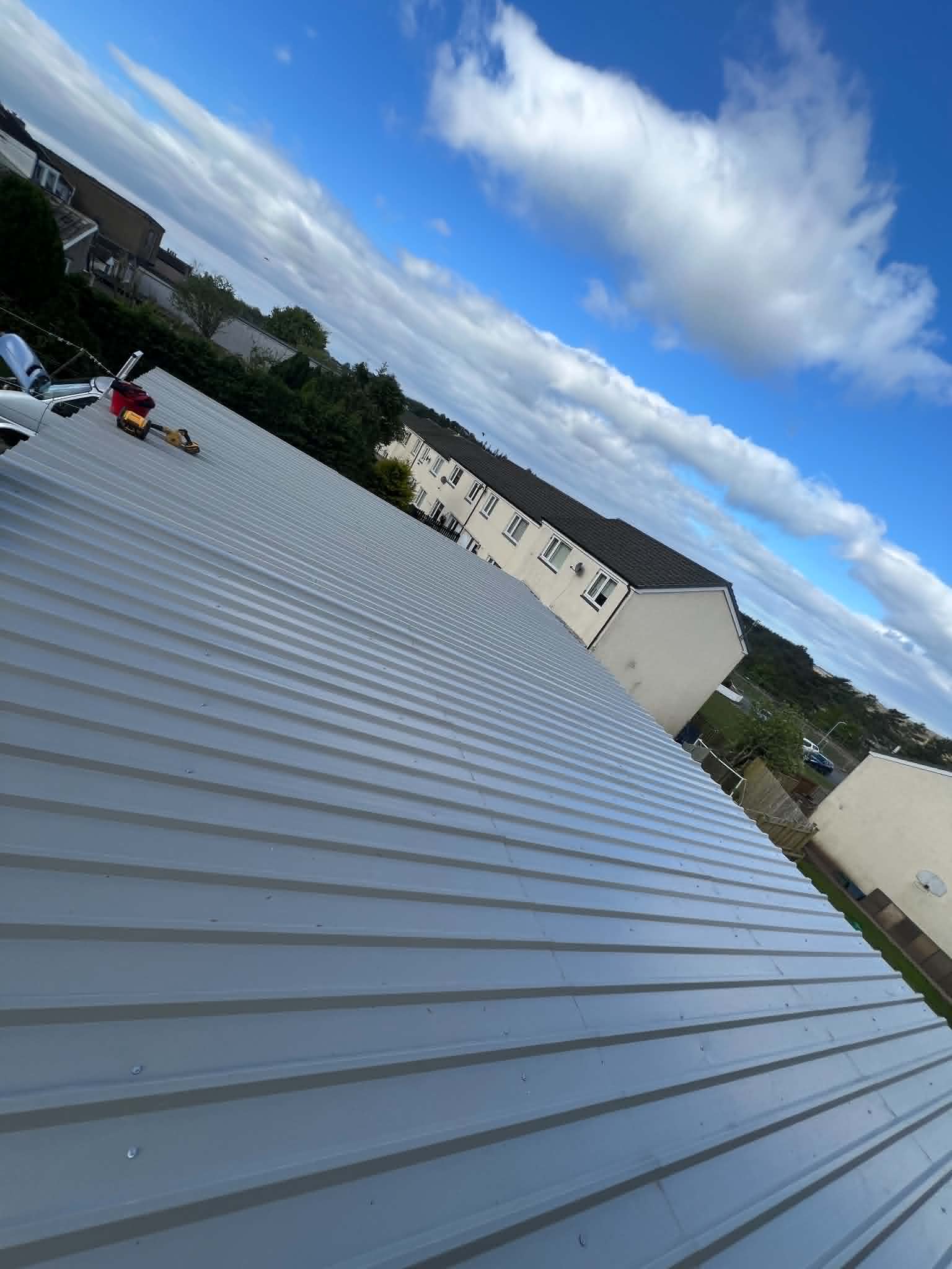 Roofing work