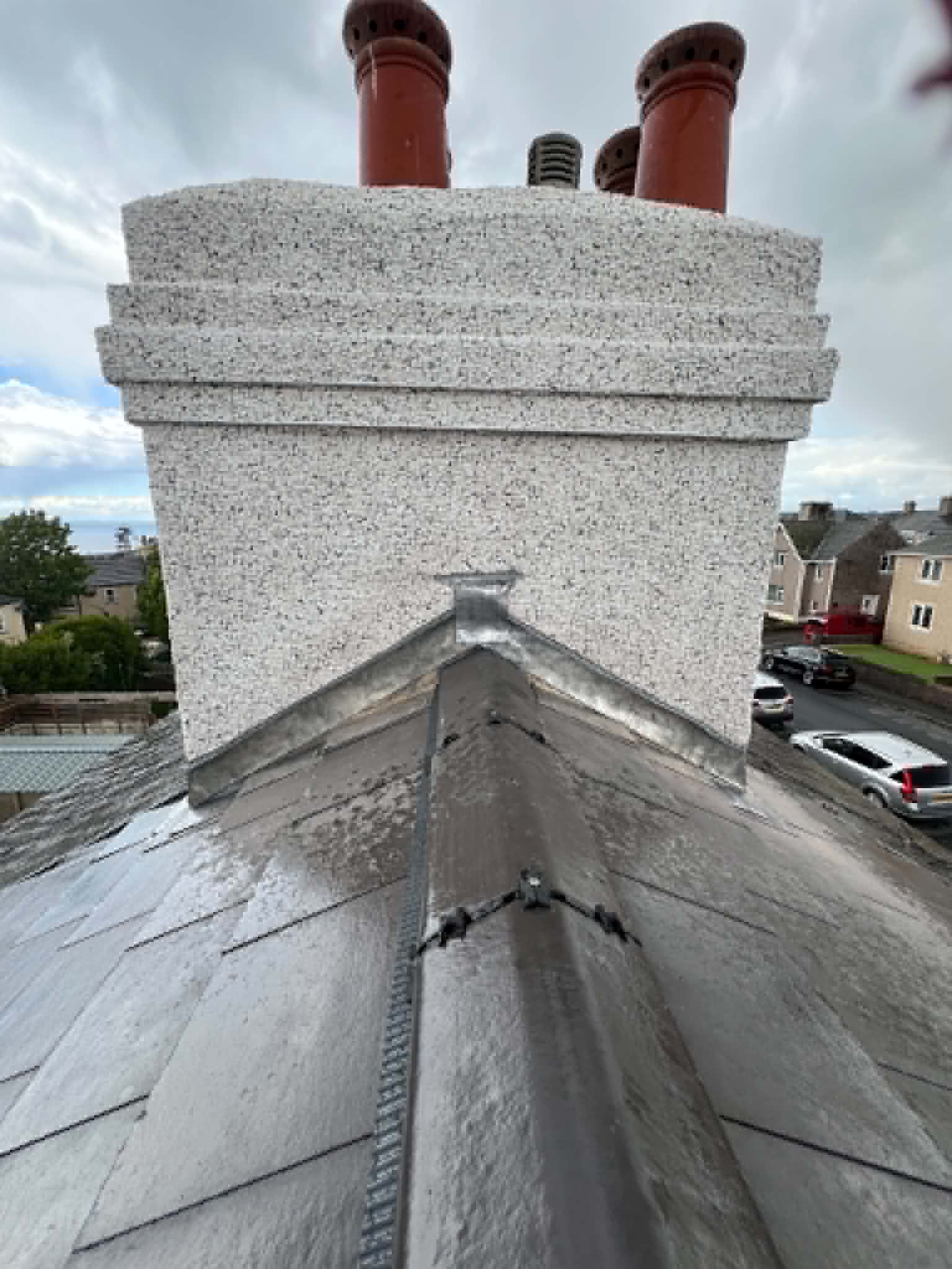 Roofing work